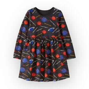 🆕 Hanna Andersson NWT Long Sleeve Pocket Dress. Size 4